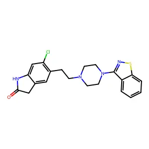 齊拉西酮 structure
