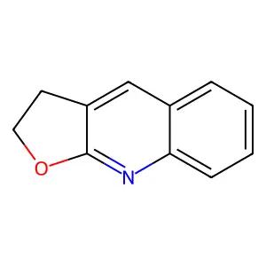 2,3-Dihydrofuro(2,3-b)quinoline structure