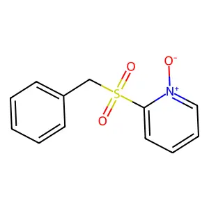 Pyridine, 2-[(phenylmethyl)sulfonyl]-, 1-oxide structure