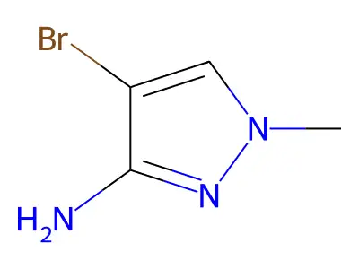 4-bromo-1-methyl-1H-pyrazol-3-amine structure