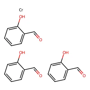 Chromium;tris(2-hydroxybenzaldehyde) structure