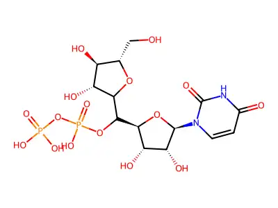 Uridine diphosphate arabinose structure