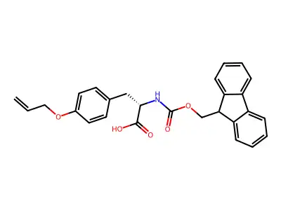 N-Fmoc-O4-allyl-D-tyrosine structure