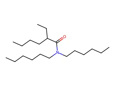 2-ethyl-N,N-dihexylhexanamide structure