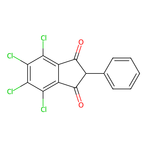 4,5,6,7-tetrachloro-2-phenyl-1H-indene-1,3(2H)-dione structure
