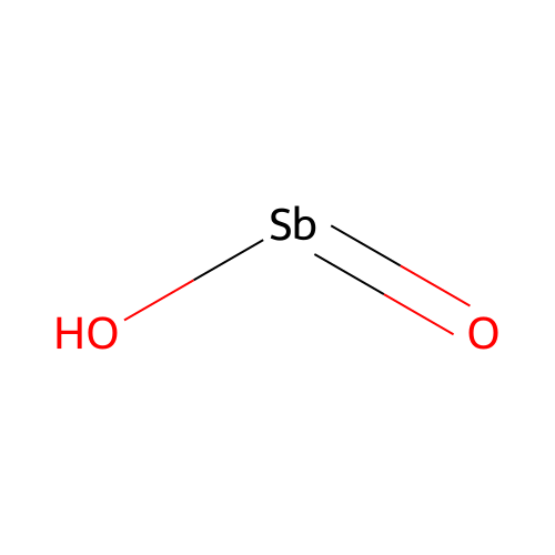 Hydroxystibanone structure
