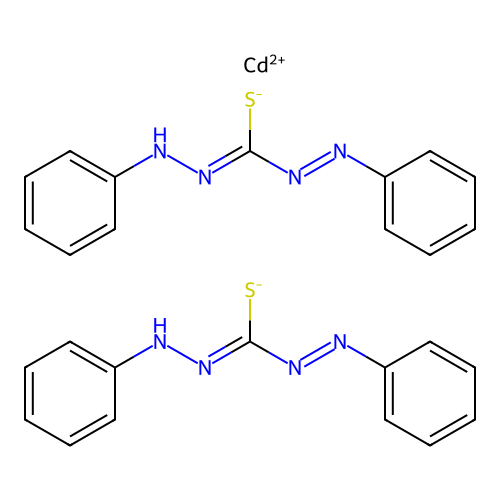 Cadmium dithizonate structure