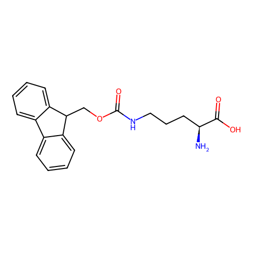 H-Orn(Fmoc)-OH structure