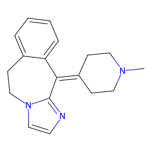 6,11-Dihydro-11-(1-methyl-4-piperidinylidene)-5H-imidazo[2,1-b][3]benzazepine structure