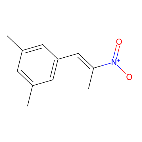 benzene, 1,3-dimethyl-5-[(1E)-2-nitro-1-propenyl]- structure