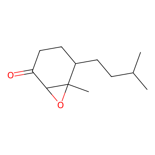 6-Methyl-5-(3-methylbutyl)-7-oxabicyclo[4.1.0]heptan-2-one structure