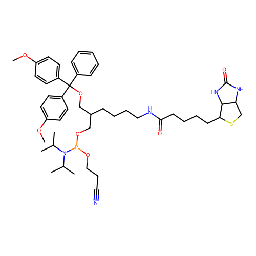 Biotin Phosphoramidite structure