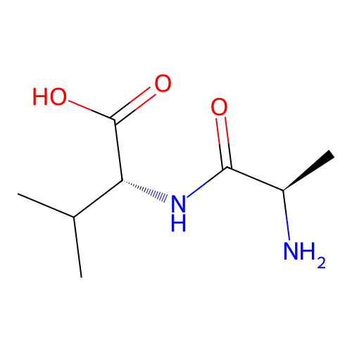 D-Valine, D-alanyl- structure