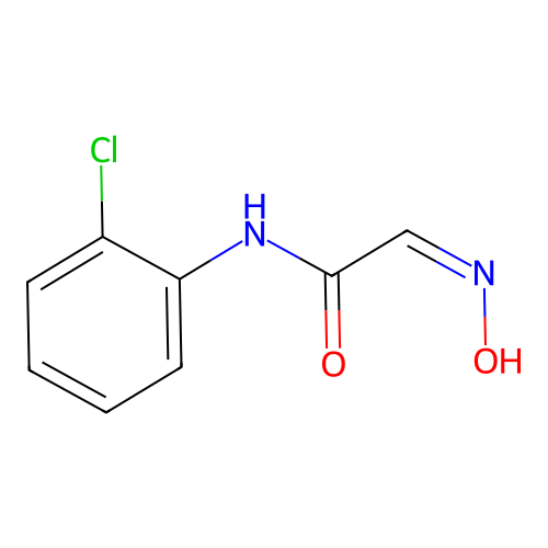 N-(2-chlorophenyl)-2-(hydroxyimino)ethanamide structure