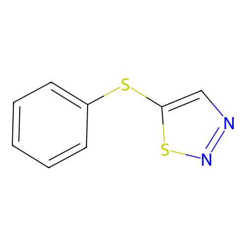5-Phenylsulfanylthiadiazole structure