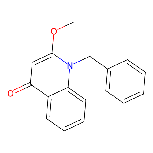 1-Benzyl-2-methoxy-quinolin-4-one structure