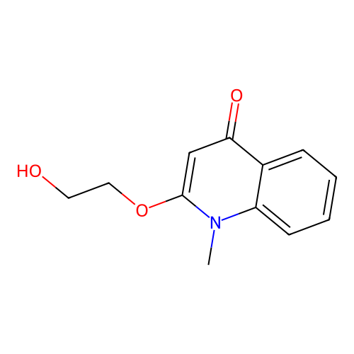 2-(2-Hydroxyethoxy)-1-methyl-quinolin-4-one structure