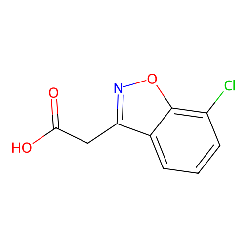 2-(7-chlorobenzo[d]isoxazol-3-yl)acetic Acid structure