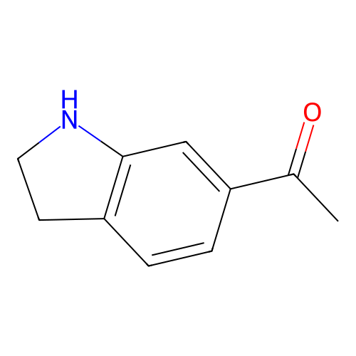 1-(2,3-Dihydro-1H-indol-6-yl)ethanone structure