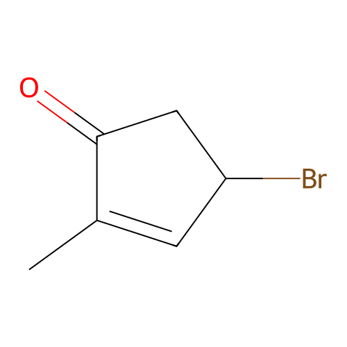 4-Bromo-2-methylcyclopent-2-en-1-one structure