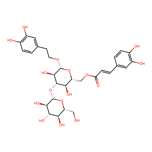 Plantainoside D structure