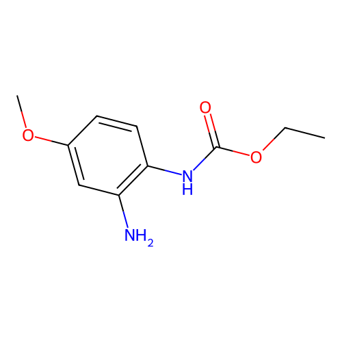Ethyl 2-amino-4-methoxyphenylcarbamate structure