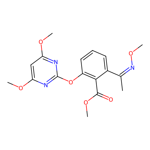 Pyriminobac-methyl structure