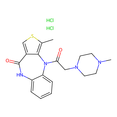 Telenzepine dihydrochloride structure