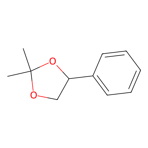 2,2-Dimethyl-4-phenyl-1,3-dioxolane structure