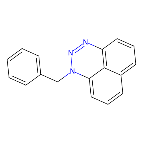 1-benzyl-1H-naphtho[1,8-de][1,2,3]triazine structure