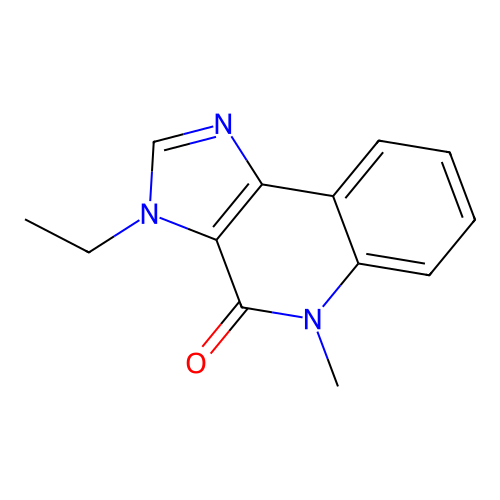3-Ethyl-5-methylimidazo[4,5-c]quinolin-4-one structure