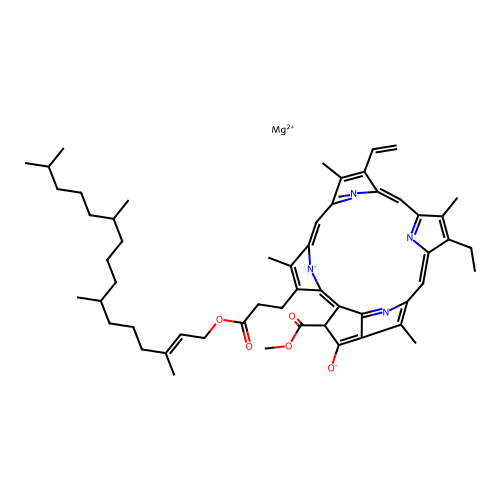 Protochlorophyll structure