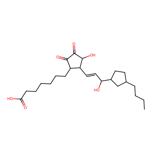 16,18-Ethano 20-ethyl-6-oxoprostaglandin E1 structure