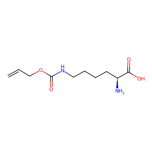 H-Lys(aloc)-OH structure