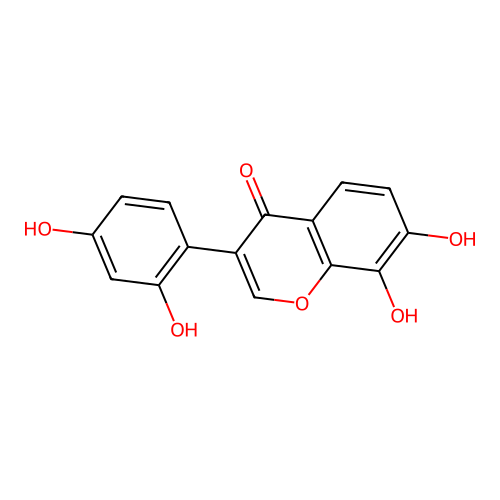 7,8,2',4'-Tetrahydroxyisoflavone structure