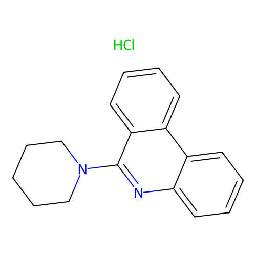 6-Piperidin-1-yl-phenanthridine structure