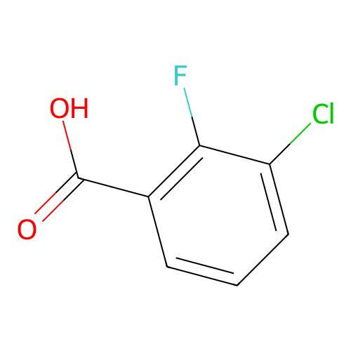 3-Chloro-2-fluorobenzoic acid structure