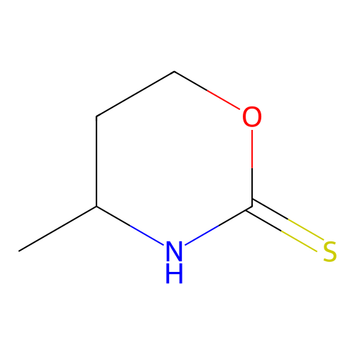 4-Methyltetrahydro-1,3-oxazine-2-thione structure