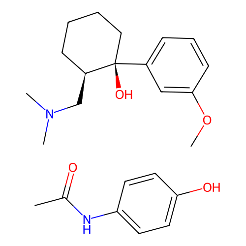 Acetaminophen and tramadol structure