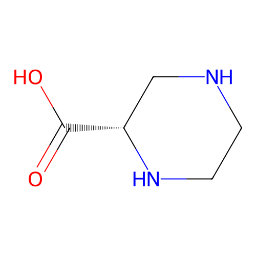(S)-(-)piperazine-2-carboxylic acid structure