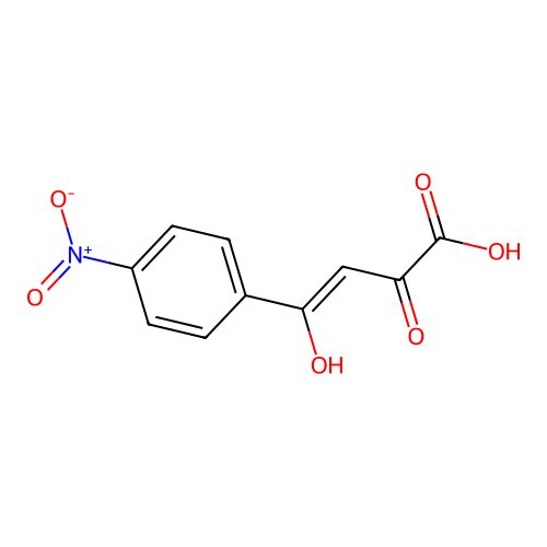(Z)-2-Hydroxy-4-(4-nitrophenyl)-4-oxobut-2-enoic acid structure