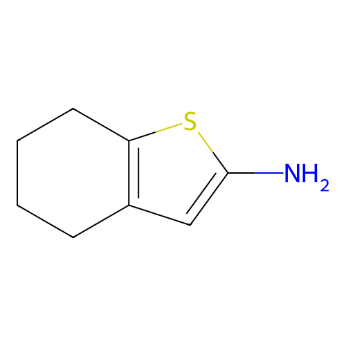 4,5,6,7-Tetrahydrobenzo[b]thiophen-2-amine structure