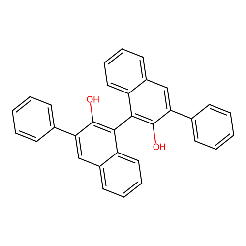 (R)-3,3'-Bis(phenyl)-1,1'-bi-2-naphthol structure