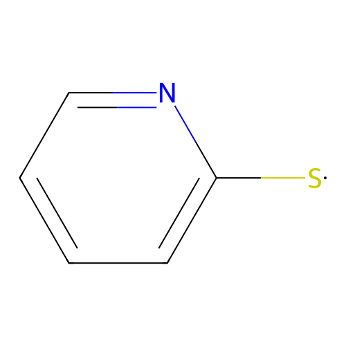 (2-Pyridylthio)radical structure