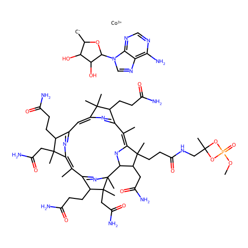 Adenosylcobinamide methyl phosphate structure