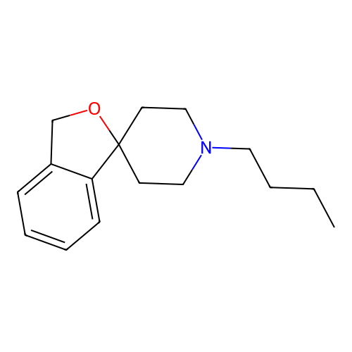 1''-butyl-3H-spiro[2-benzofuran-1,4''-piperidine] structure