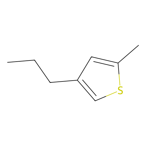 Thiophene, 2-methyl-4-propyl structure