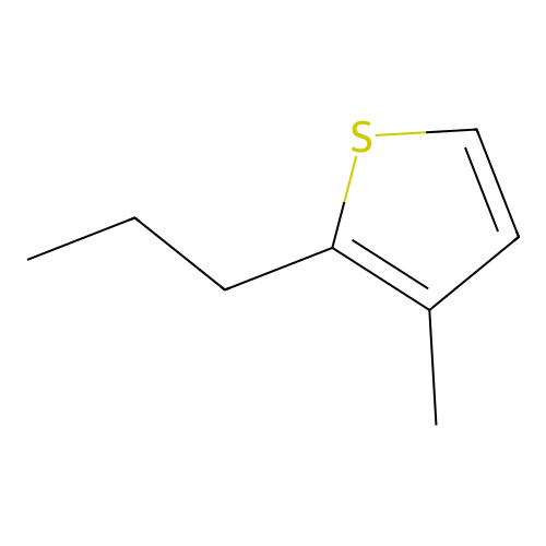 Thiophene, 3-methyl-2-propyl structure