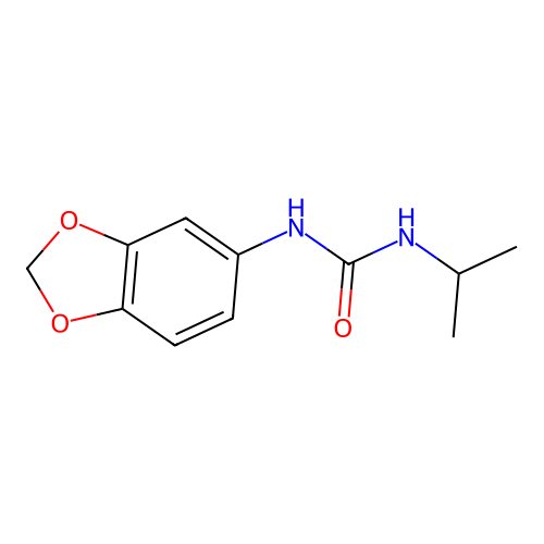 1-(1,3-Benzodioxol-5-yl)-3-propan-2-ylurea structure