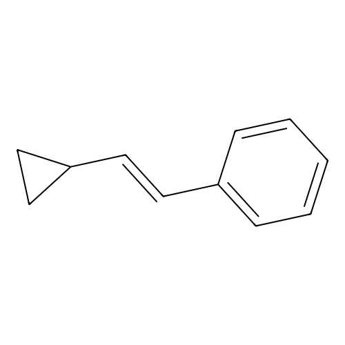 Cyclopropylstyrene structure